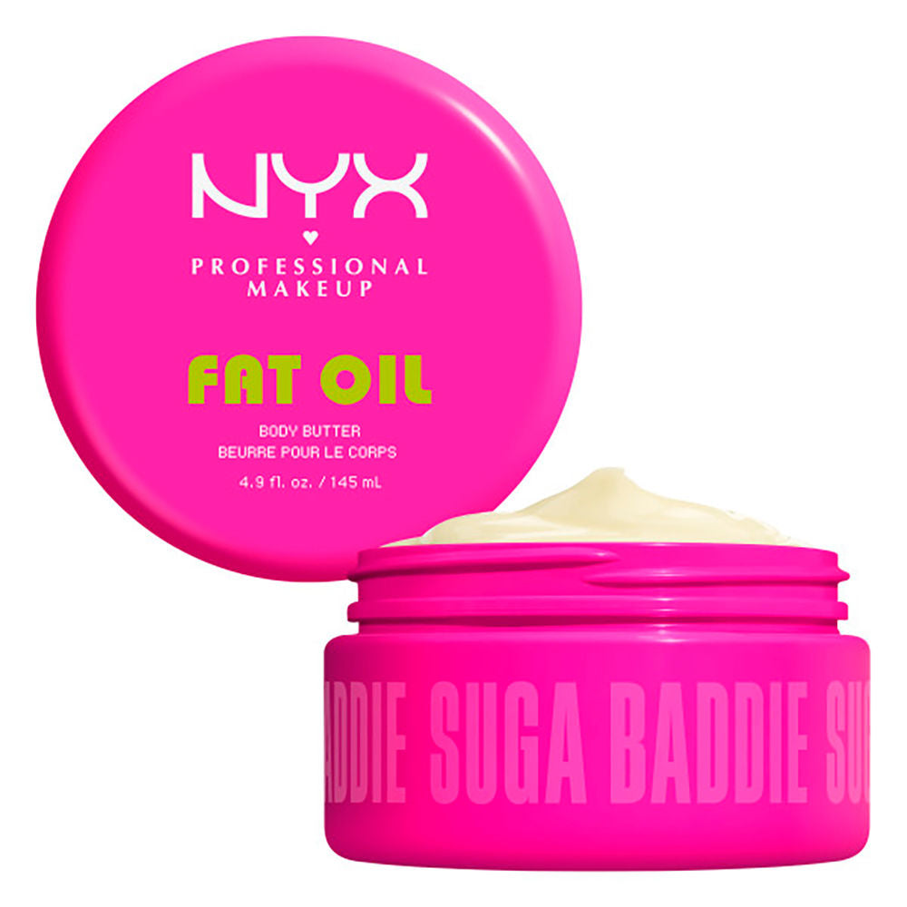Nyx Professional Make Up Óleo gordo corpo manteiga transparente 145 ml