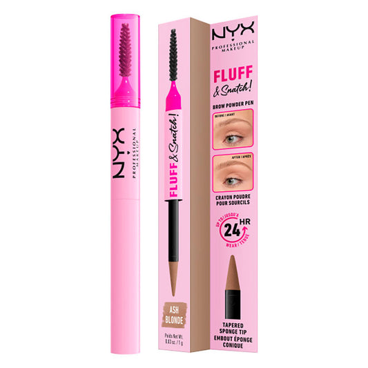 Nyx Professional Make Up Fluff & snatch! caneta para sobrancelhas em pó nº 01, 1 g