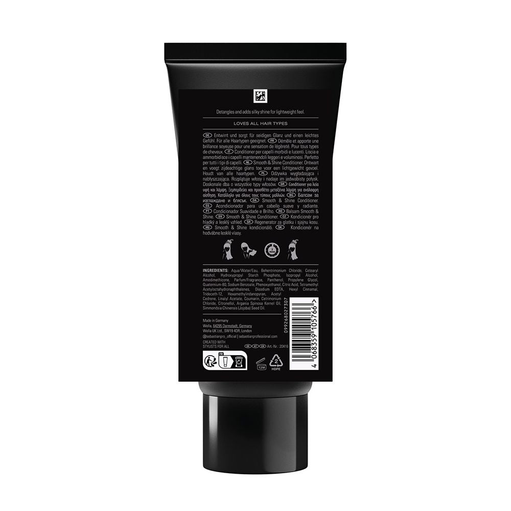 Sebastian Professionals Sebastian Condicionador Profissional Dark Oil para Cabelo Suave e Brilhante, 200 ml