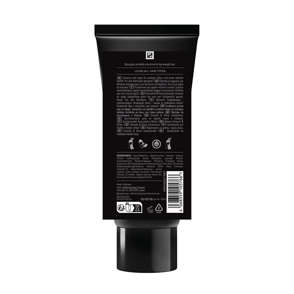 Sebastian Professionals Condicionador desembaraçante profissional dark oil para cabelos sedosos e brilhantes 1000 ml