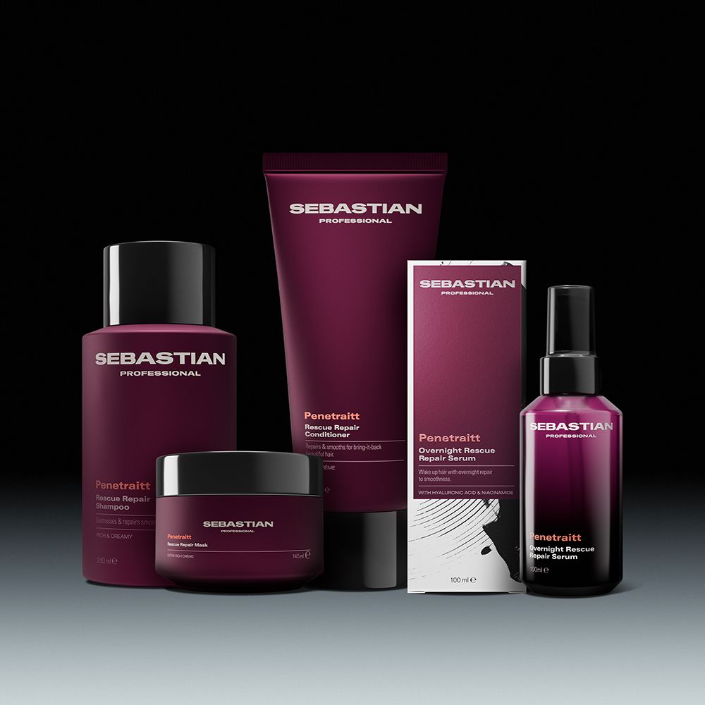 Sebastian Professionals Shampoo reparador profissional penetraitt, textura cremosa, limpa, nutre e repara. 280 ml