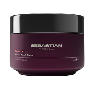 Sebastian Professionals Máscara revitalizante penetraitt, reparação transformadora e cabelos macios em minutos, 145 ml
