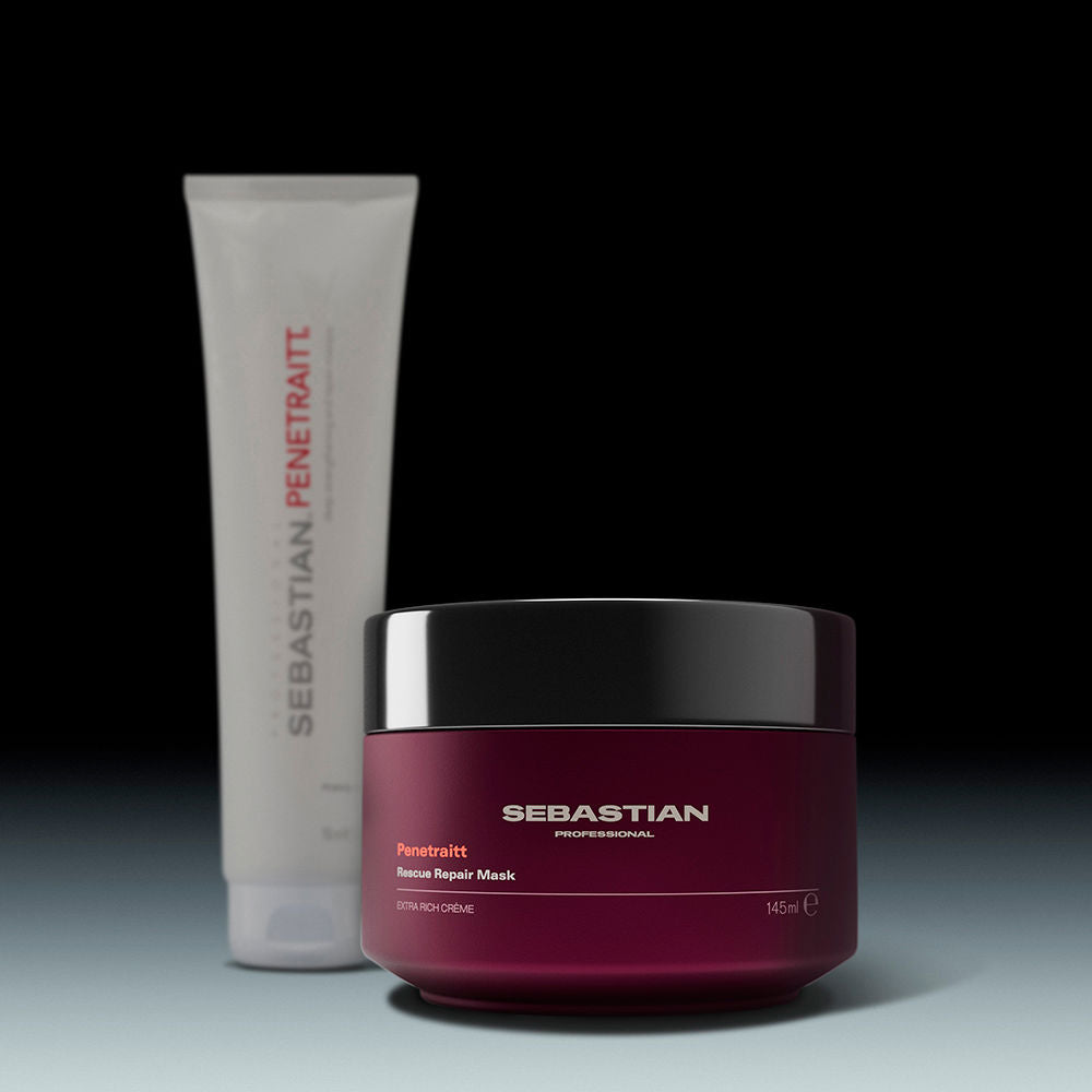 Sebastian Professionals Máscara revitalizante penetraitt, reparação transformadora e cabelos macios em minutos, 500 ml