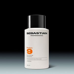 Sebastian Professionals Potion 9 shampoo nutritivo e hidratante profissional, limpeza e maciez irresistíveis, 1000 ml