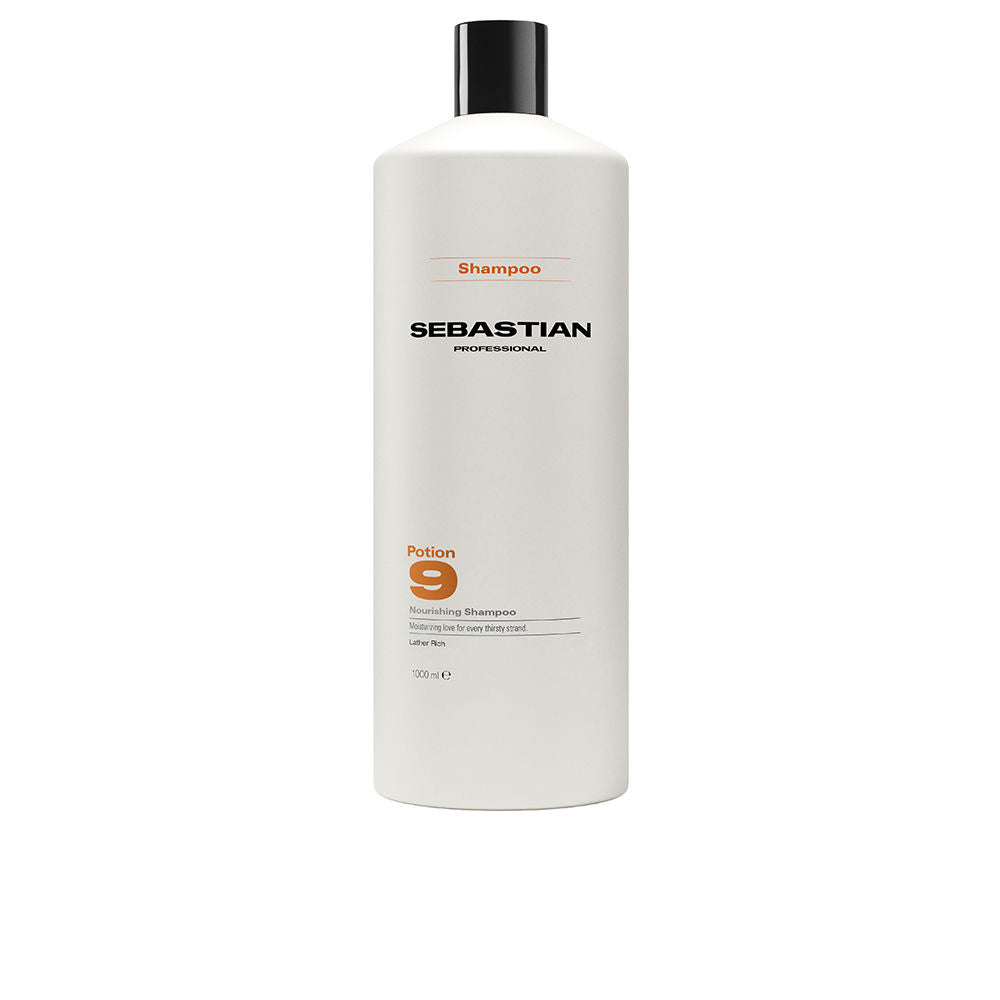 Sebastian Professionals Potion 9 shampoo nutritivo e hidratante profissional, limpeza e maciez irresistíveis, 1000 ml