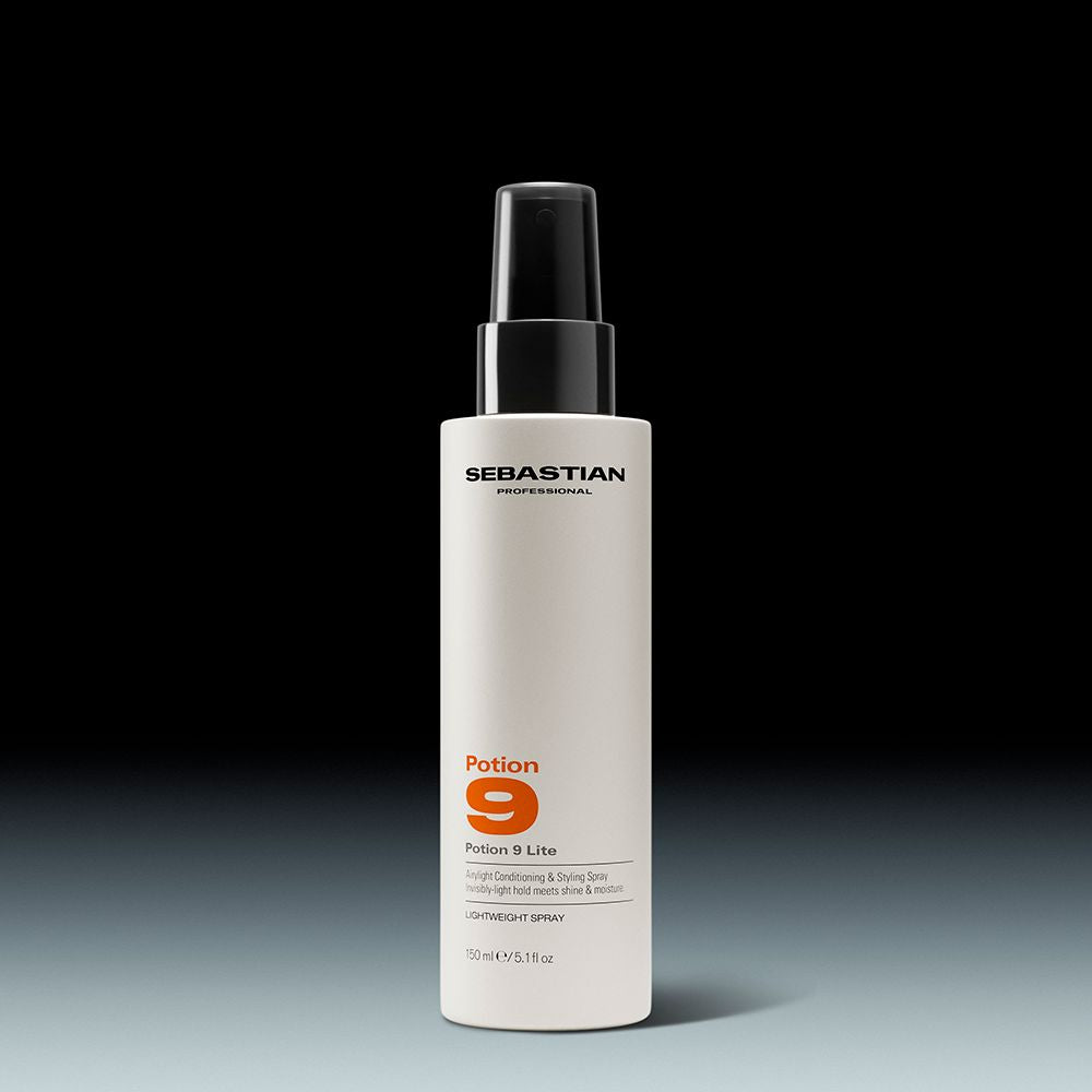 Sebastian Professionals Spray de tratamento modelador potion 9 lite para fixação leve, hidratação e brilho 150 ml