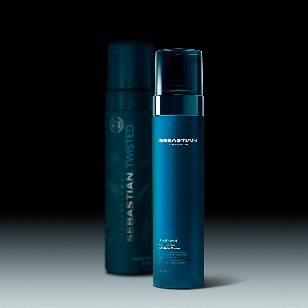 Sebastian Professionals Mousse modeladora twisted para cachos definidos e sem frizz, 200ml