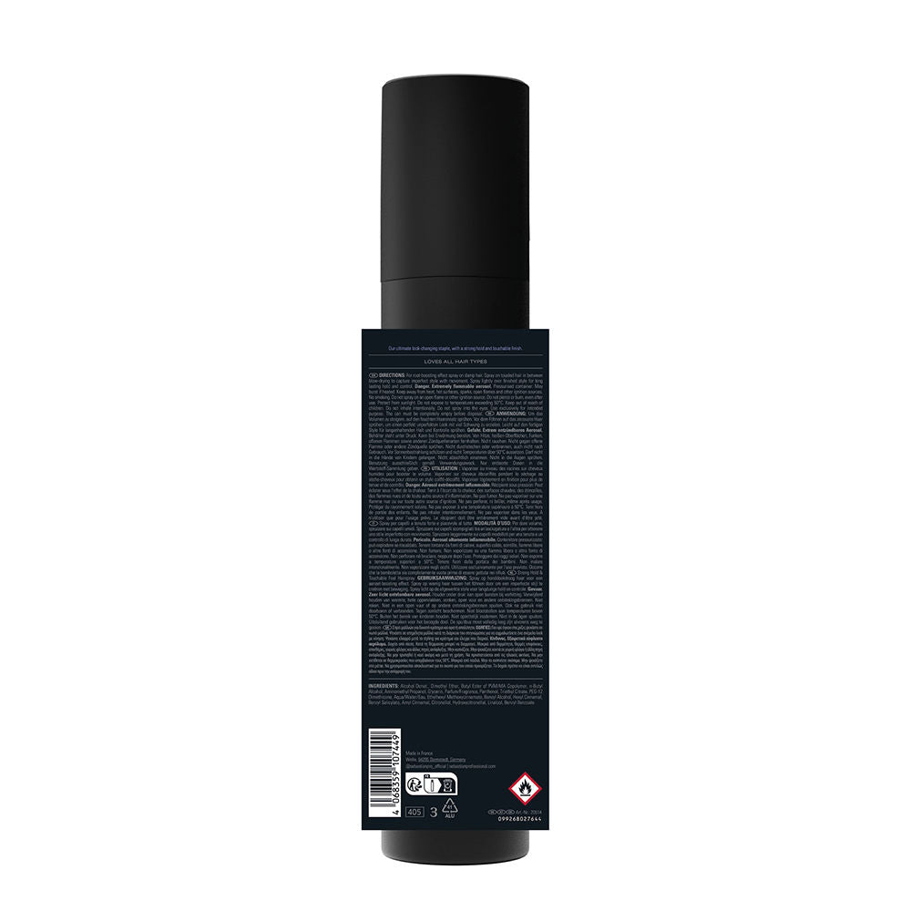 Sebastian Professionals Reshaper spray de fixação forte e toque suave para cabelo, resistente à umidade por 24 horas, 300ml