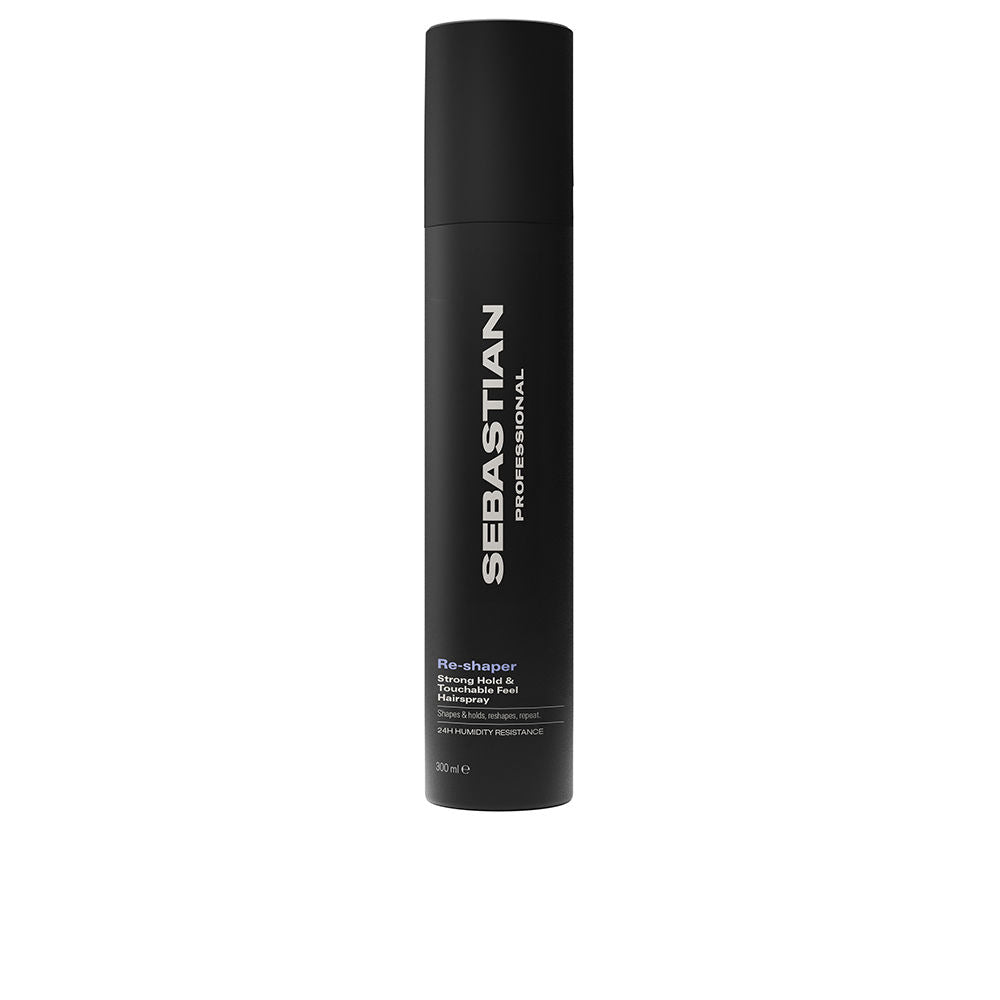 Sebastian Professionals Reshaper spray de fixação forte e toque suave para cabelo, resistente à umidade por 24 horas, 300ml