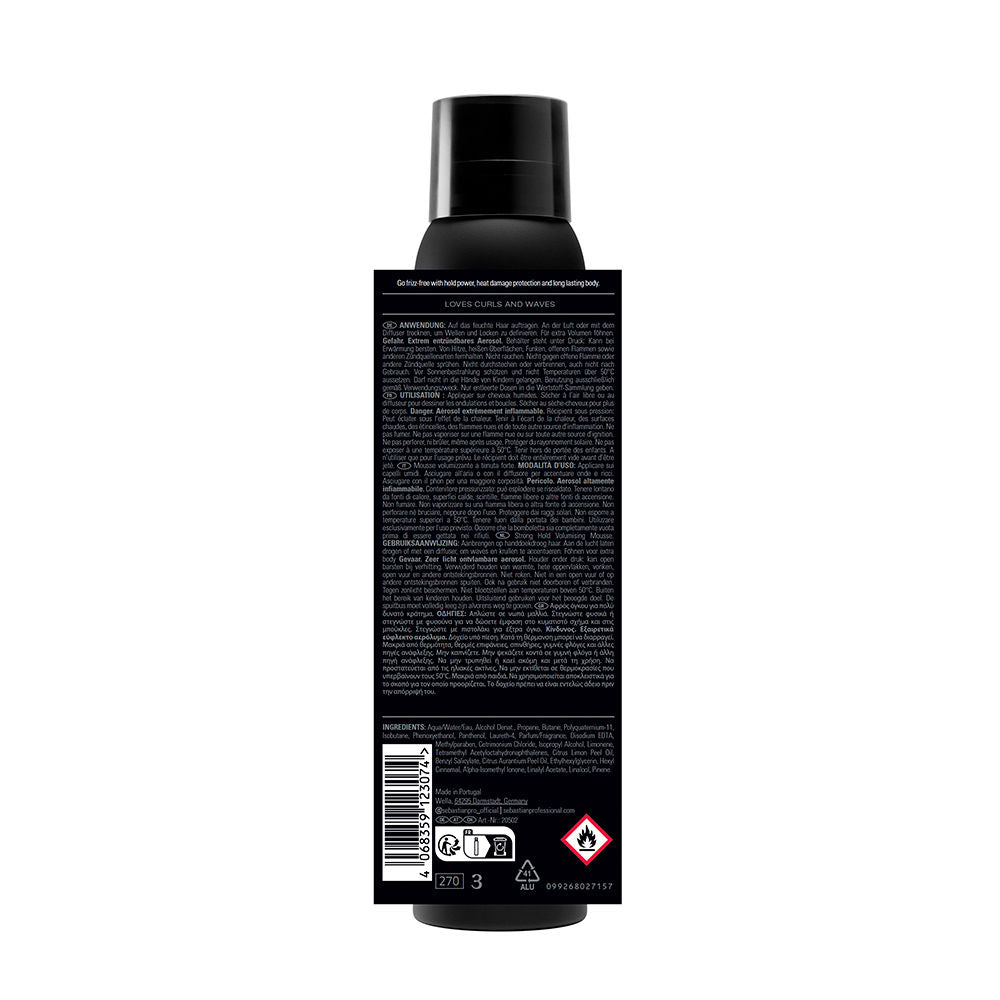 Sebastian Professionals Mousse forte espuma volumizadora de fixação forte 200 ml