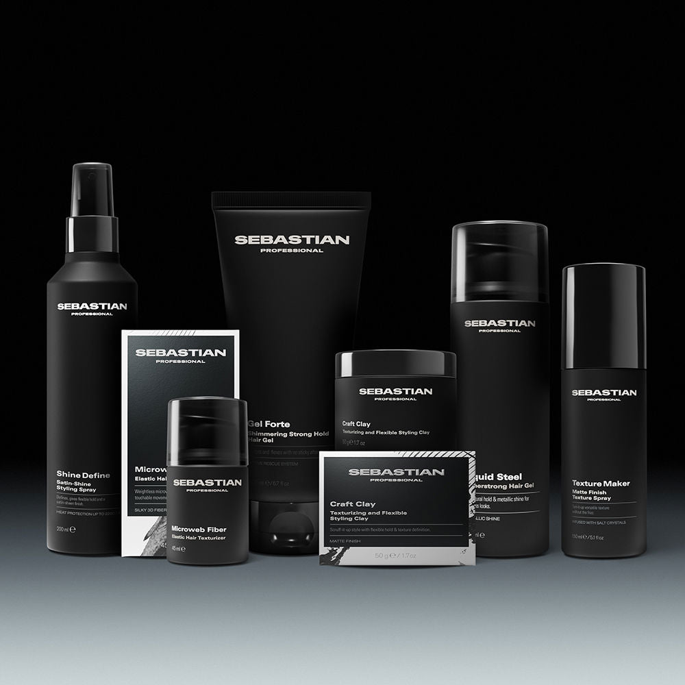 Sebastian Professionals Liquid steel gel de cabelo extra forte fixação extra forte e duradoura 140 ml