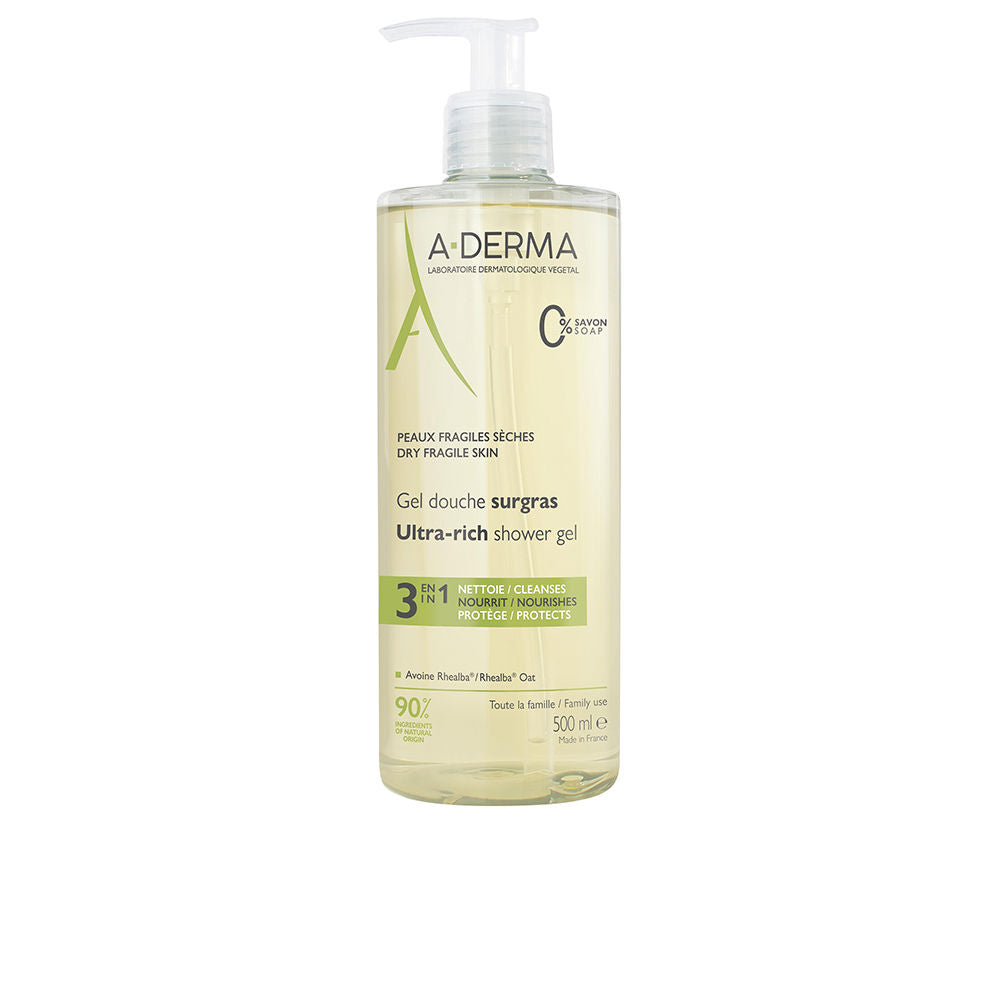 A-Derma Gel de Banho Ultra-Rico 3-em-1 500ml