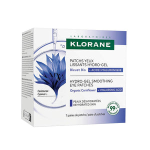 Klorane Aciano & ácido hialurónico parches de ojos alisadores hidro gel 7 u