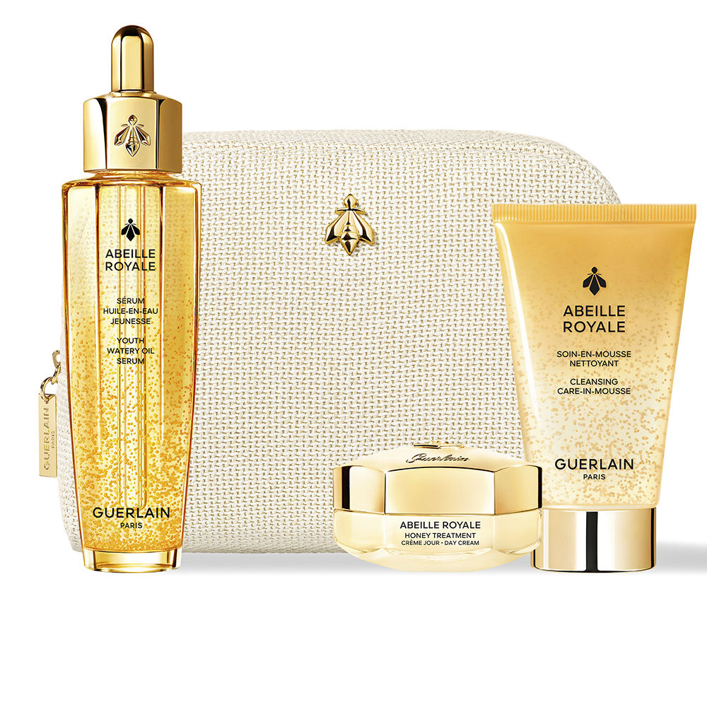 Guerlain Conjunto de 4 peças de óleo de tratamento aquoso abeille royale