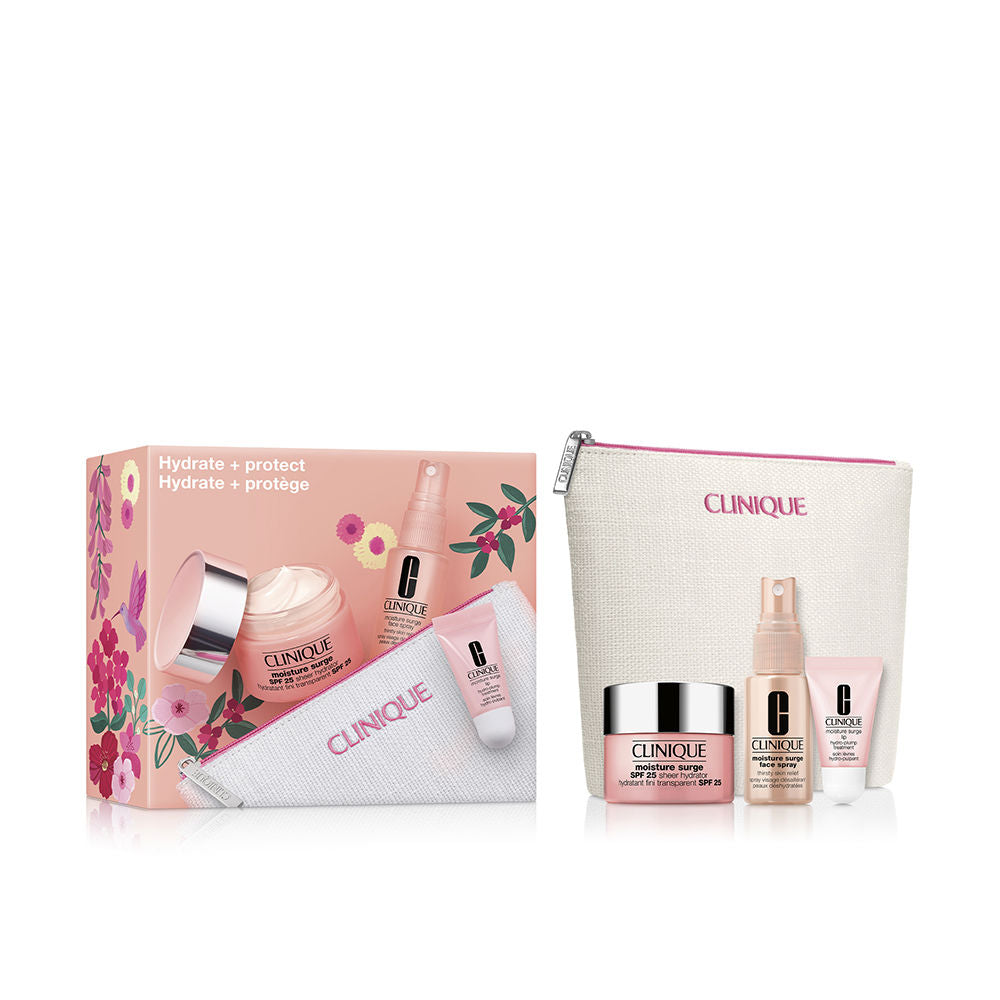 Clinique Conjunto de 4 peças do Creme Hidratante Leve Moisture Surge FPS 25