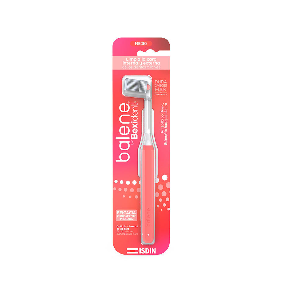 Isdin Escova de dentes média balene by bexidente #coral 1 unidade