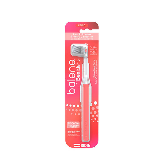 Isdin Escova de dentes média balene by bexidente #coral 1 unidade