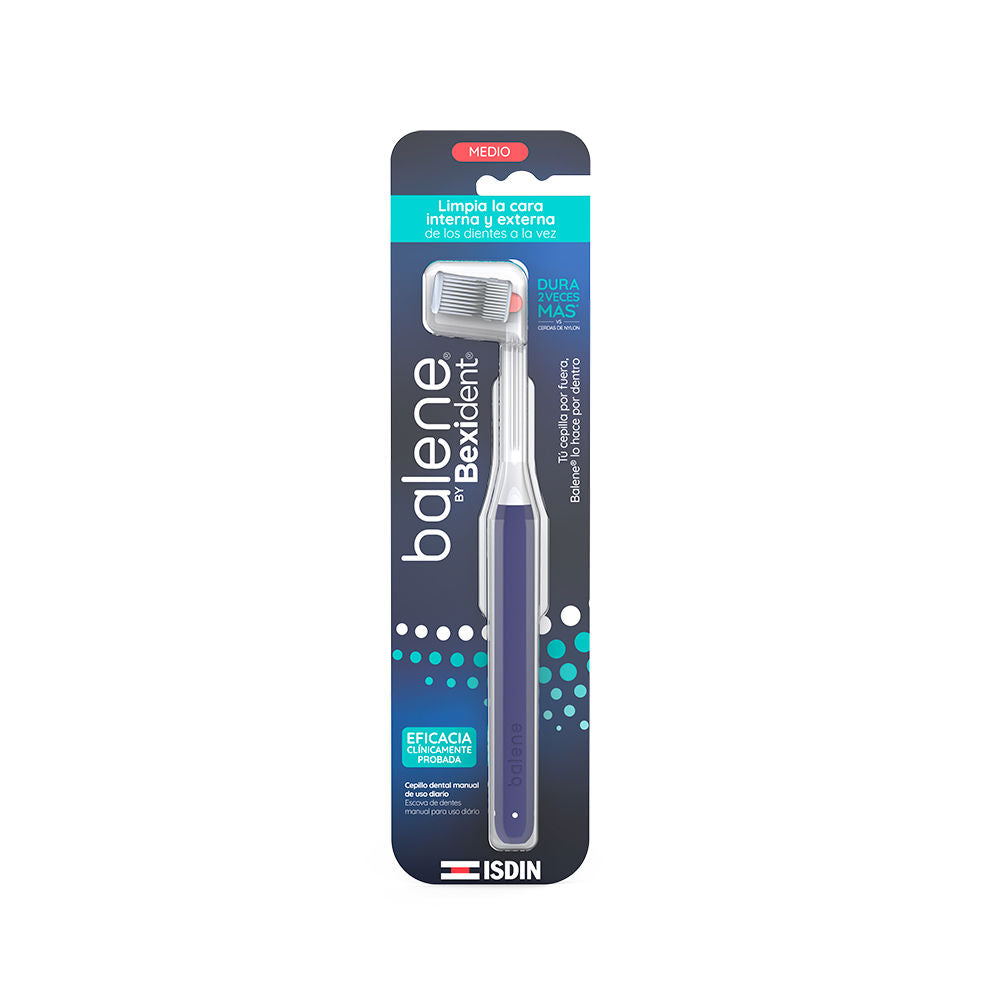 Isdin Escova de dentes média balene by bexidente #azul 1 unidade