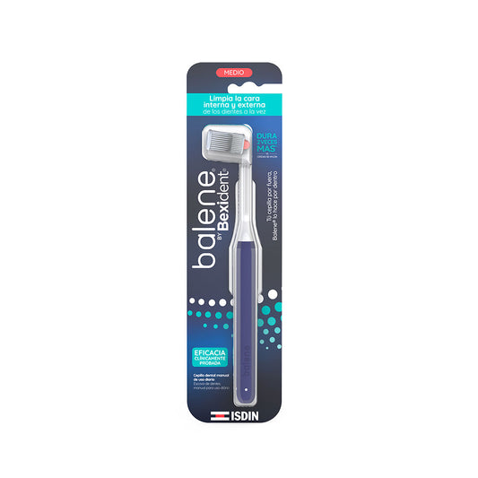 Isdin Escova de dentes média balene by bexidente #azul 1 unidade