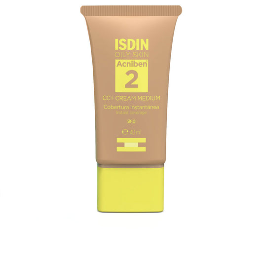 Isdin Acniben cc cobertura creme instantânea fps 30 #médio 40 ml
