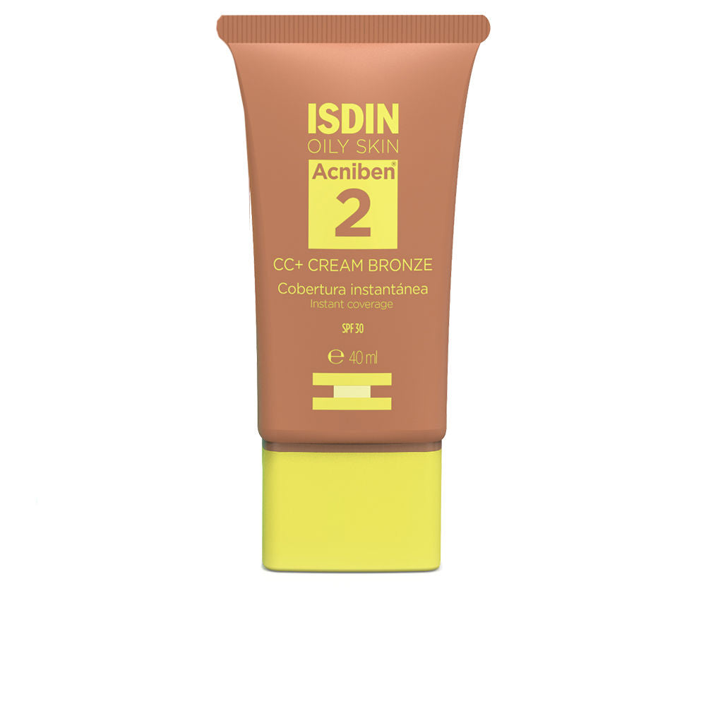 Isdin Acniben cc cobertura creme instantânea fps 30 #bronze 40 ml