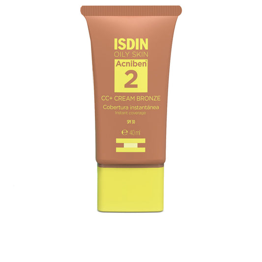 Isdin Acniben cc cobertura creme instantânea fps 30 #bronze 40 ml