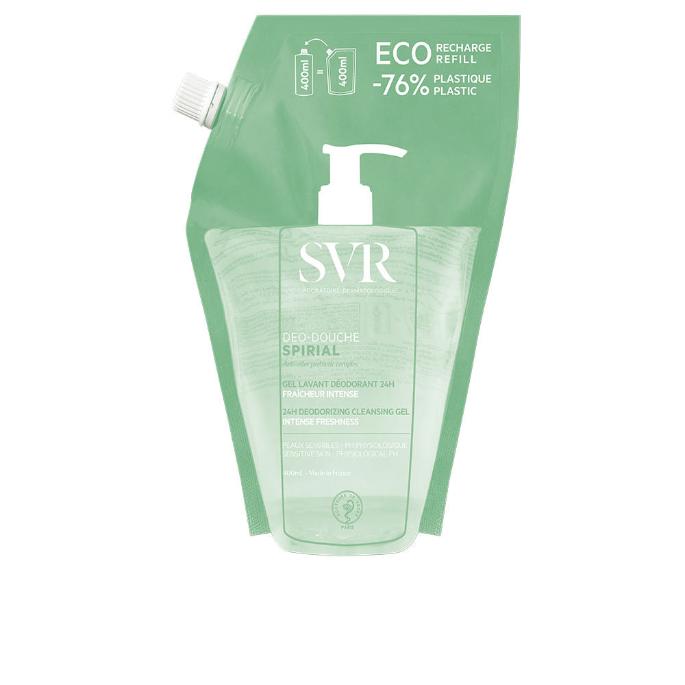 SVR Spirial Déo-Douche Gel Desodorizante Frescura Intensa Eco-Recarga 400ml