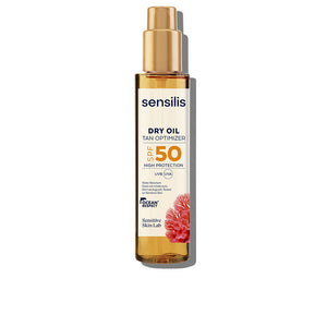 Sensilis Protetor Solar Corporal em Óleo Seco Dry Oil Tan Optimizer SPF50 150ml
