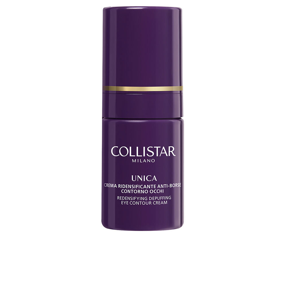 Collistar Creme para contorno dos olhos unica, redensificador, drenante e anti-inchaço, 15 ml