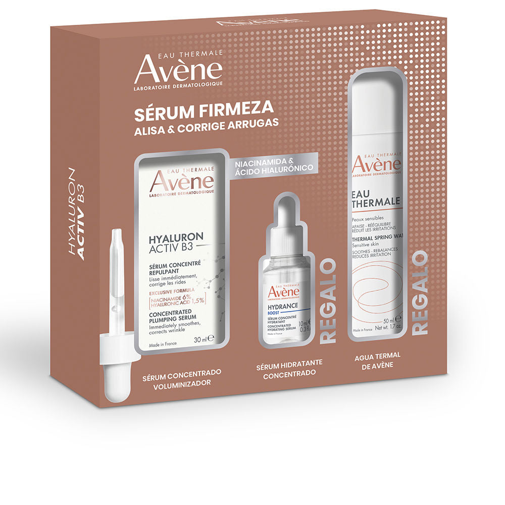 Avène Sérum hialurônico ativador b3 + sérum hidratante + estojo de água termal (3 unidades)