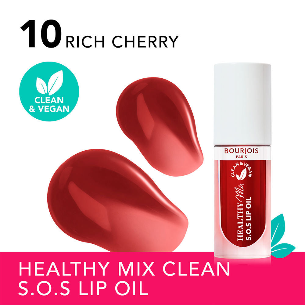 Bourjois Óleo labial mistura saudável sos nº 10 - cereja intensa 4,5 ml