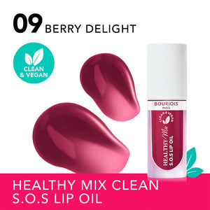 Bourjois Óleo labial mistura saudável sos nº 09 - delícia de frutas vermelhas 4,5 ml