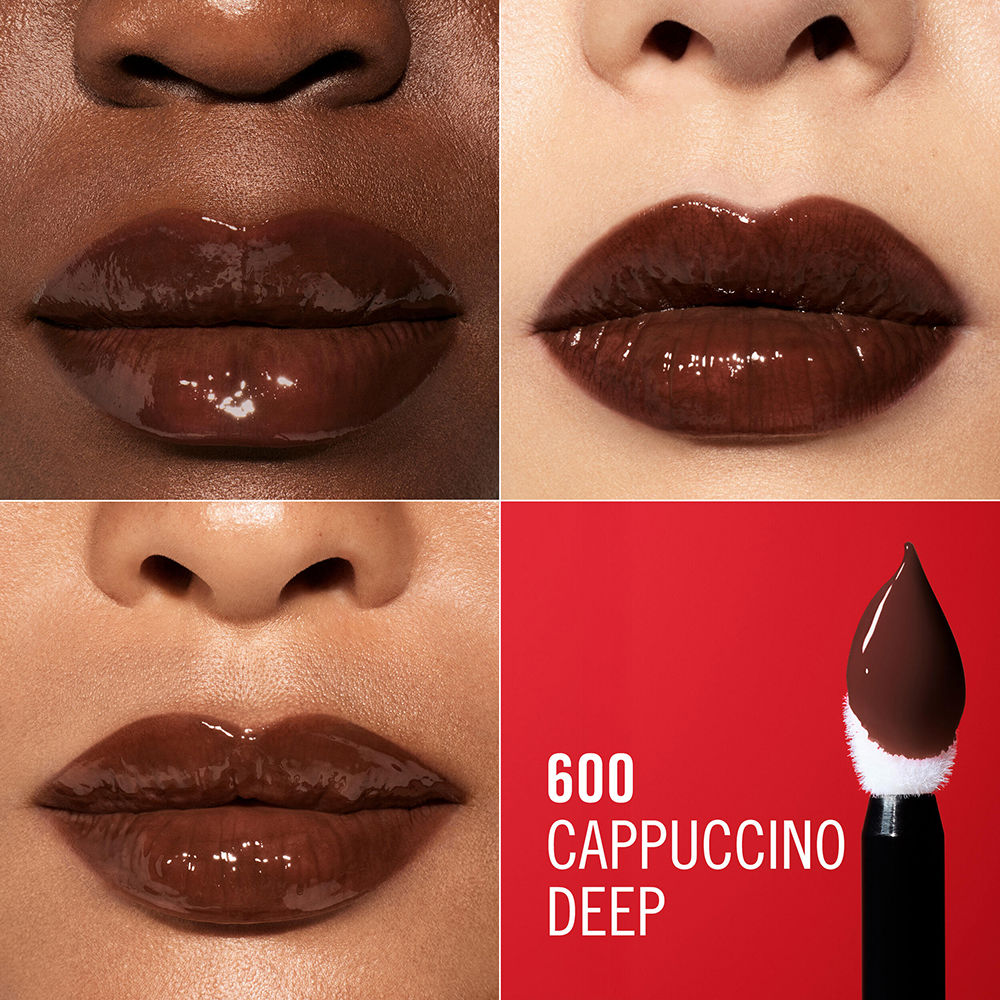 Rimmel London Lustro labial procurador de emoção látex nº 600 - capuccino 6 ml