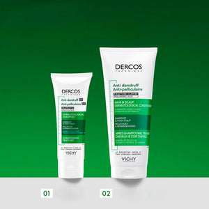 Vichy Shampoo anticaspa dercos para cabelos oleosos 95 ml