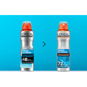L'Oréal Paris Men expert fresh extreme desodorante antitranspirante em spray 72h 150 ml