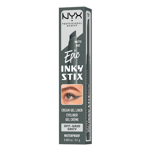 Nyx Professional Make Up Delineador em creme gel à prova d'água epic inky stix #off-grid cinza 0,1 g