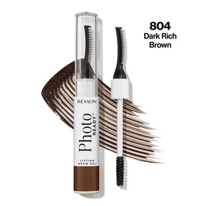 Revlon Mass Market Gel para sobrancelhas photorready #804 - castanho escuro intenso 1 unidade