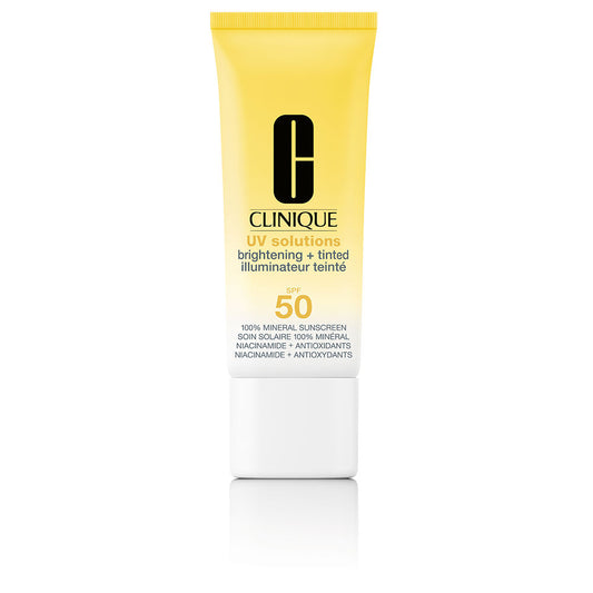 Clinique Protetor solar com cor e efeito iluminador fps 50 da uv soluções #luz 40 ml