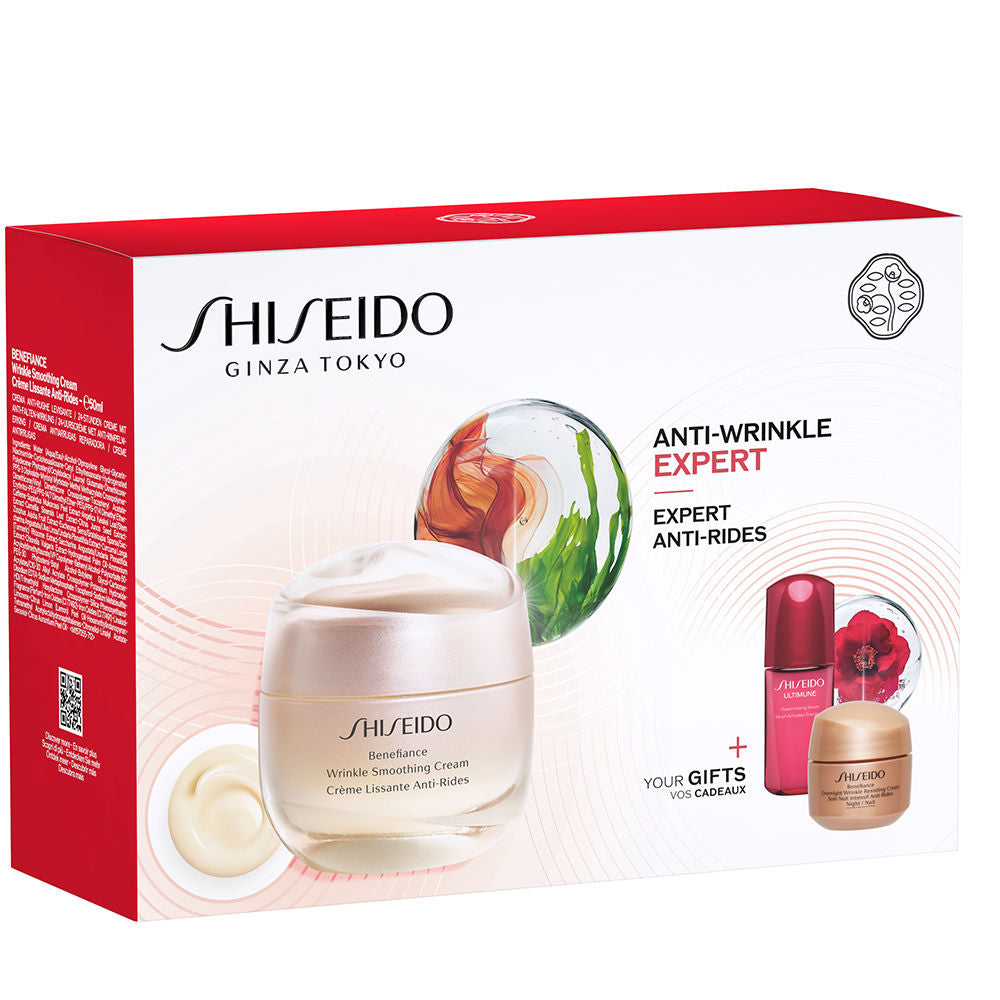 Shiseido Creme antirrugas beneficência, estojo com 3 unidades