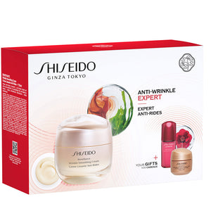 Shiseido Creme antirrugas beneficência, estojo com 3 unidades
