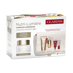Clarins Creme de dia nutri lumière para todos os tipos de pele, conjunto de 5 peças