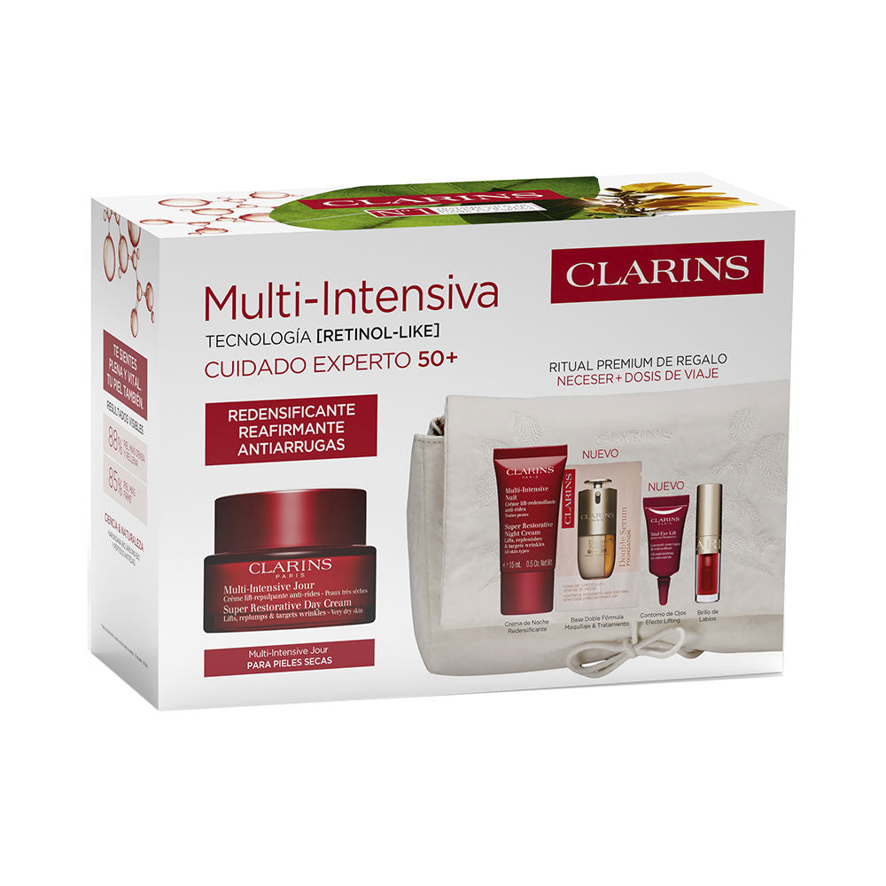Clarins Estojo jornada multi-intensiva peaux sèches 5 un.