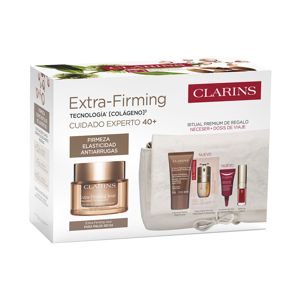 Clarins Estojo extrafirmante jour peaux sèches 5 unidade.