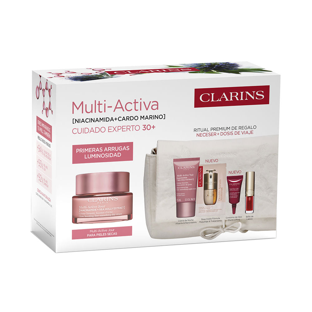 Clarins Jour peaux multiativo sèches estuche 5 pz
