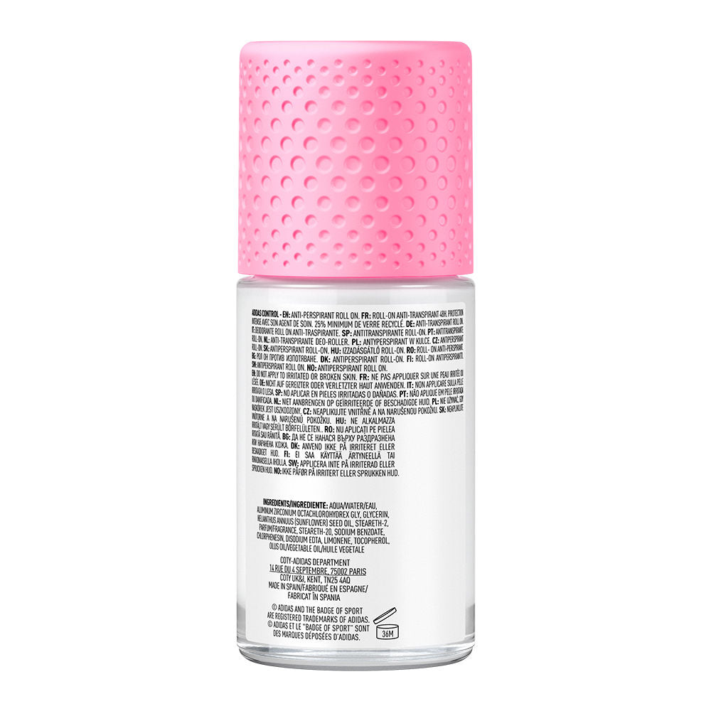 Adidas Desodorante antitranspirante roll-on adidas mulher controle 72h 50 ml