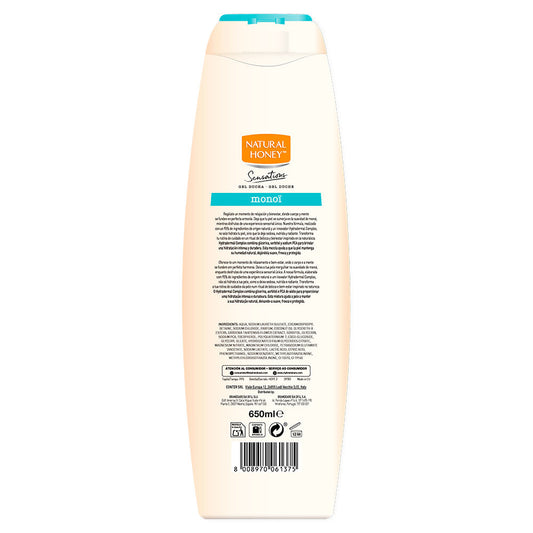 Natural Honey Sensations monoï gel de banho 650 ml