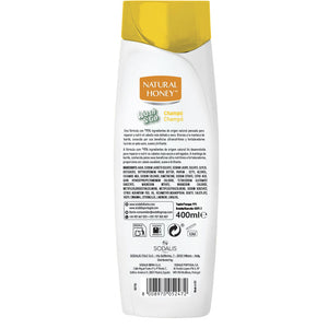 Natural Honey Shampoo wash & go para cabelos danificados 400 ml