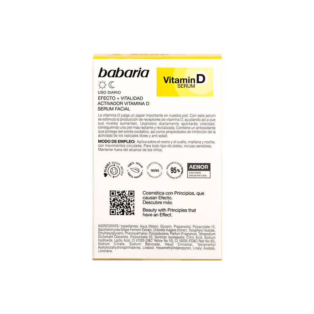 Babaria Sérum facial com vitamina d 30 ml