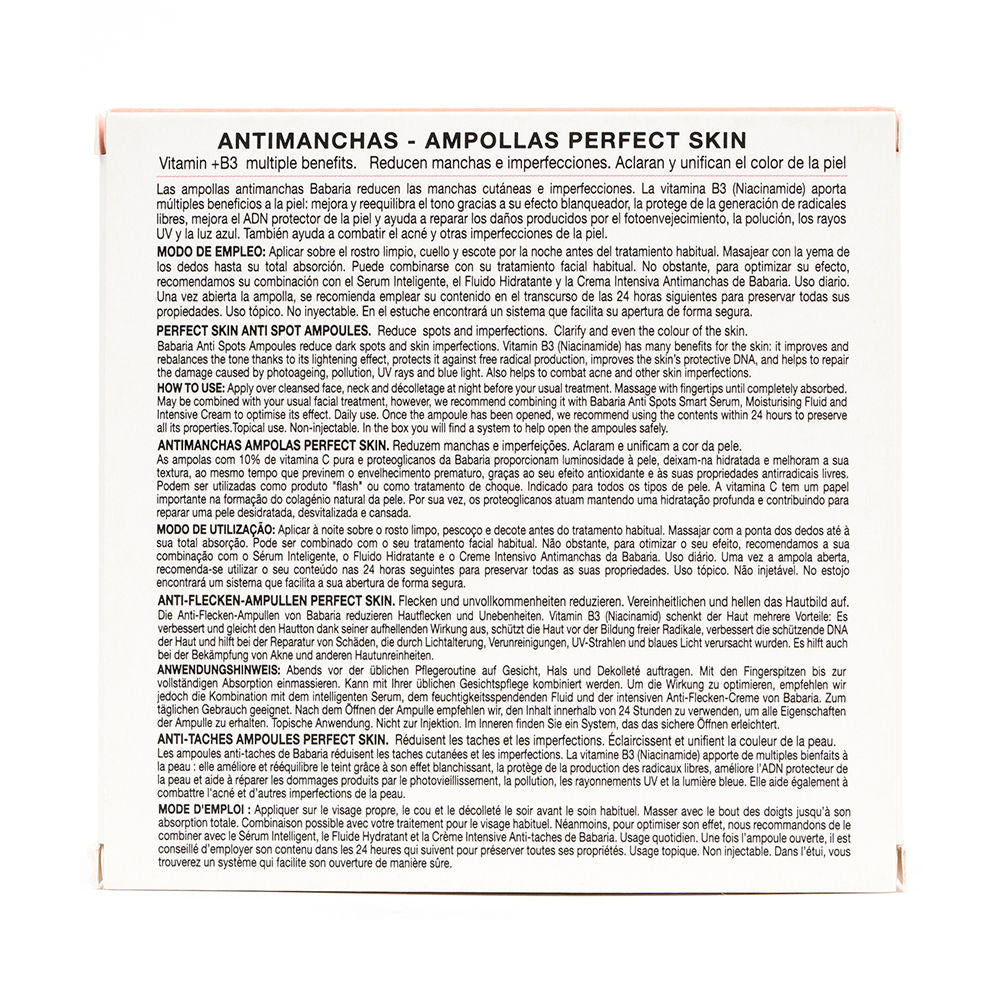 Babaria Antimanchas ampollas perfect skin 5 x 2 ml