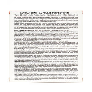 Babaria Antimanchas ampollas perfect skin 5 x 2 ml